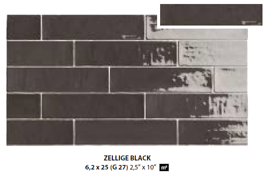 ZELLIGE BLACK